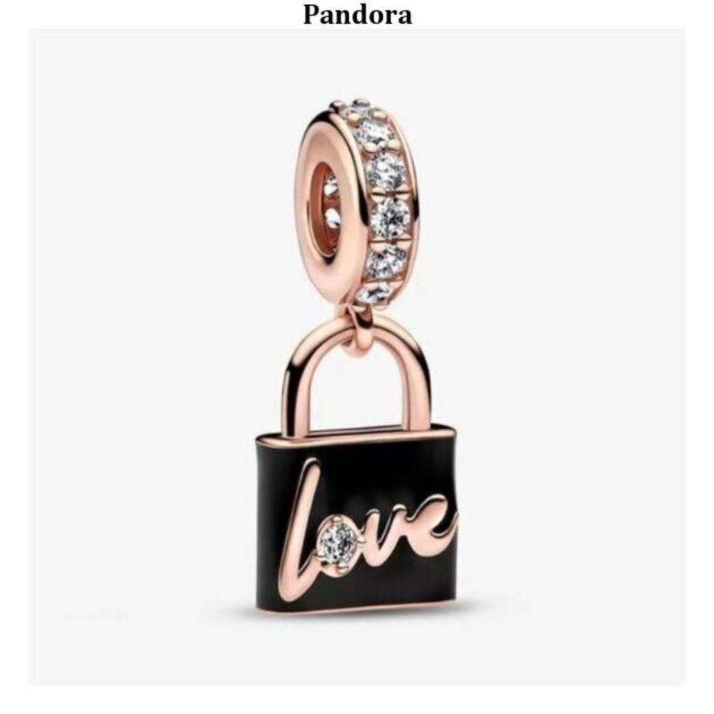 Pandora Love Padlock Dangle Charm